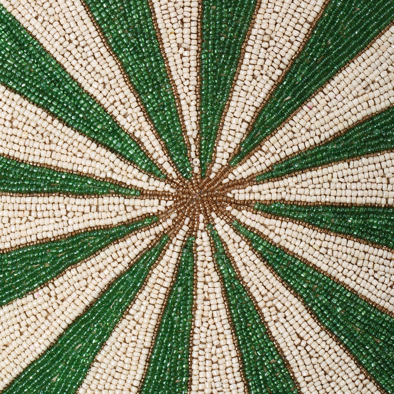 Napperon en verre 15 "Branan, Vert