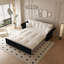 Canapé-lit escamotable, canapé-lit capitonné convertible 3-en-1-1002236657