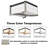 Miladeen Linen LED Flush Mount