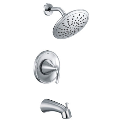 Moen Glyde Pressure Balance Tub and Shower Faucet with Lever Handle