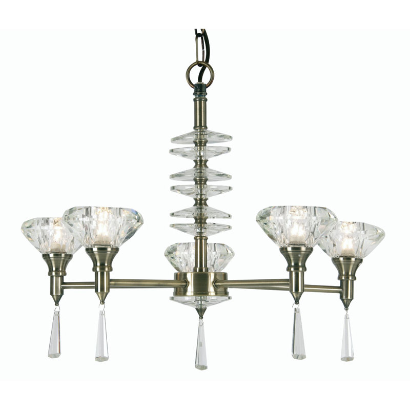 Jamari 5 - Light Crystal Chandelier