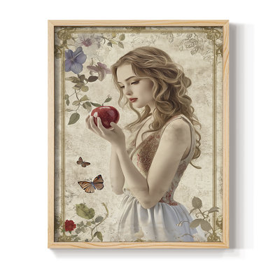 WOMEN Series CCCLXXV Framed Print - Solid Wood