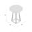 Angeles Walnut Round Dining Table