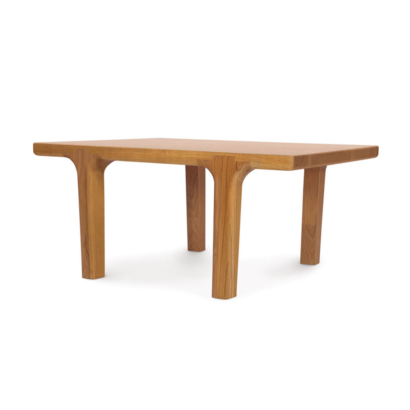 Sierra Solid Wood End Table, Natural Cherry, 24" D x 24" W x 14" H