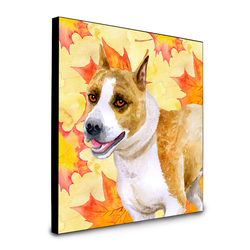 Cannes Animals Artwork Wall Panel, American Staffordshire