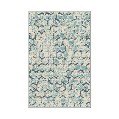 Premium Hall Carpet (3.3 x 6.6 ft), 100% Polyester, 0.4 in Pile Height | Antibacterial, Non-Slip PVC Dot Underside | Machine Washable, 3D Digital Printing | Ideal for Living Room, Bedroom, and Entryway Decor
