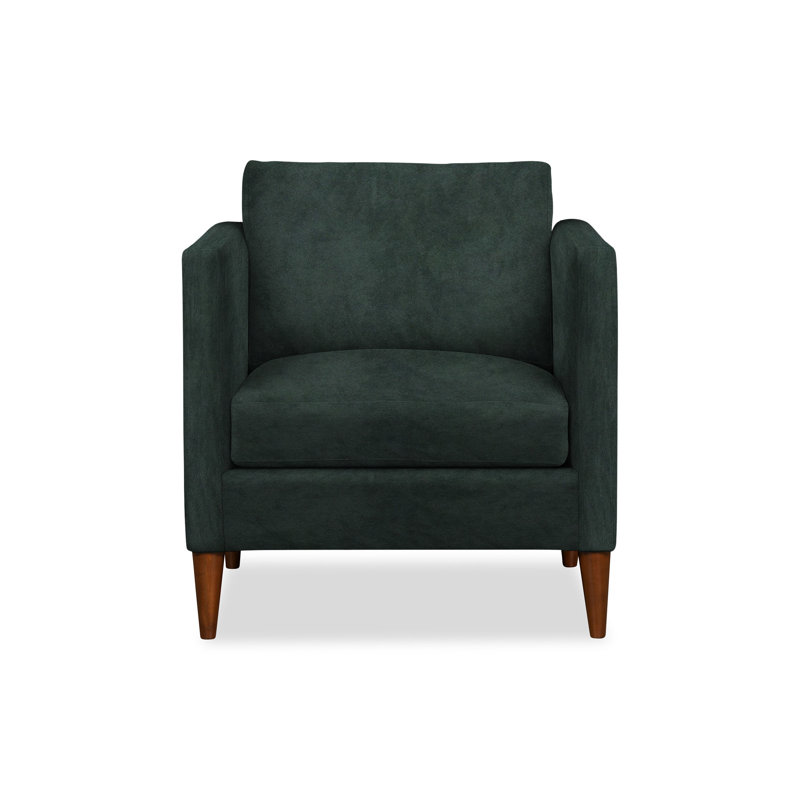 Clifford Upholstered Custom Armchair, Bella Hunter Performance Velvet