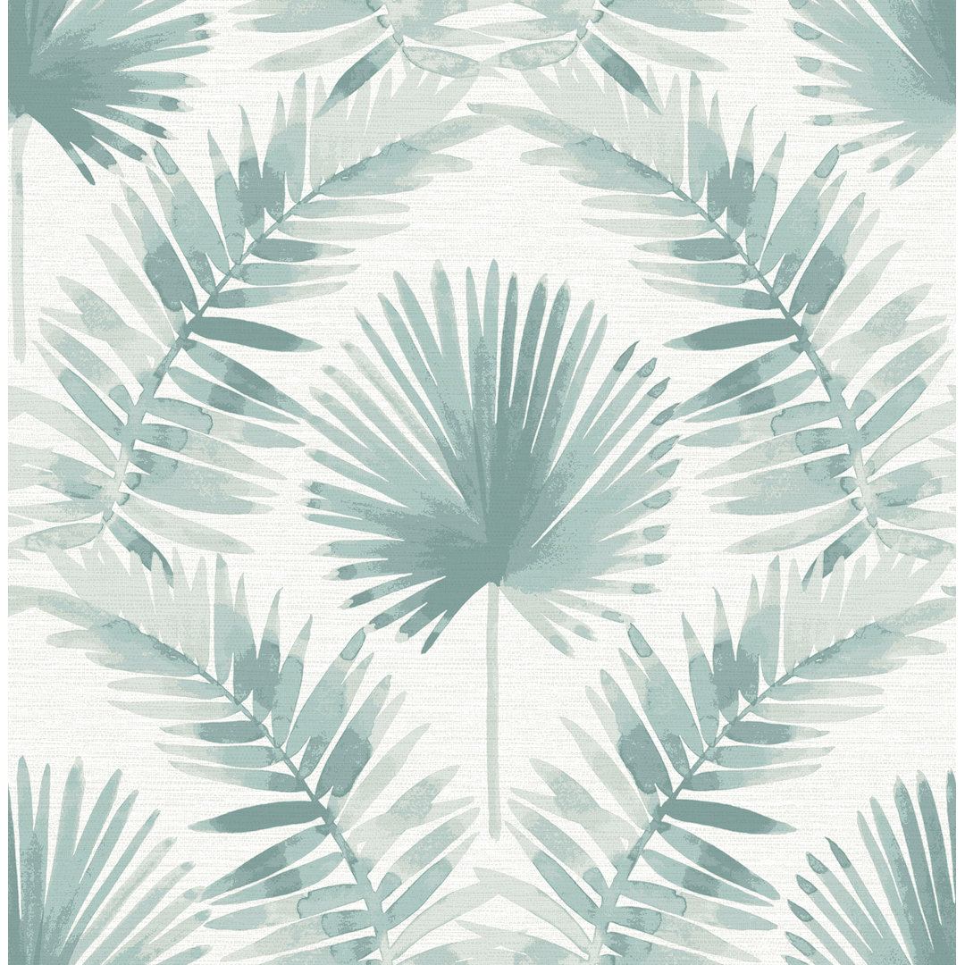 Dorinda Calla Painted Palm 33' L x 20.5" W Wallpaper Roll Birch Lane™ 
