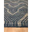 Tapis contemporain en laine touffeté à la main bleu Lila Dahlia