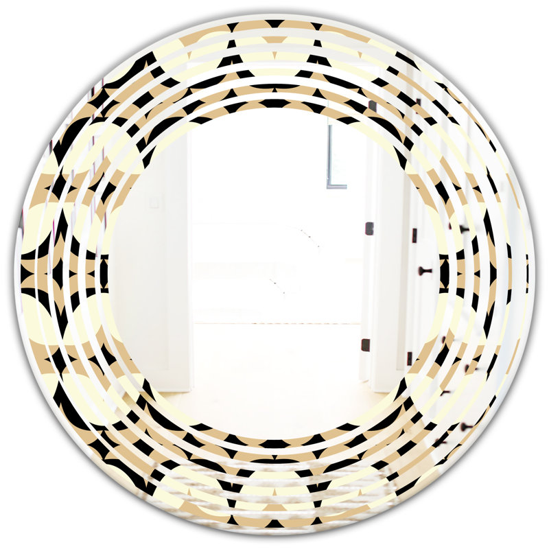 Miroir mural de salle de bain / meuble-lavabo Wave, 31,5 po x 31,5 po
