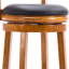 Tabouret de bar pivotant en bois massif-69426626-131079536