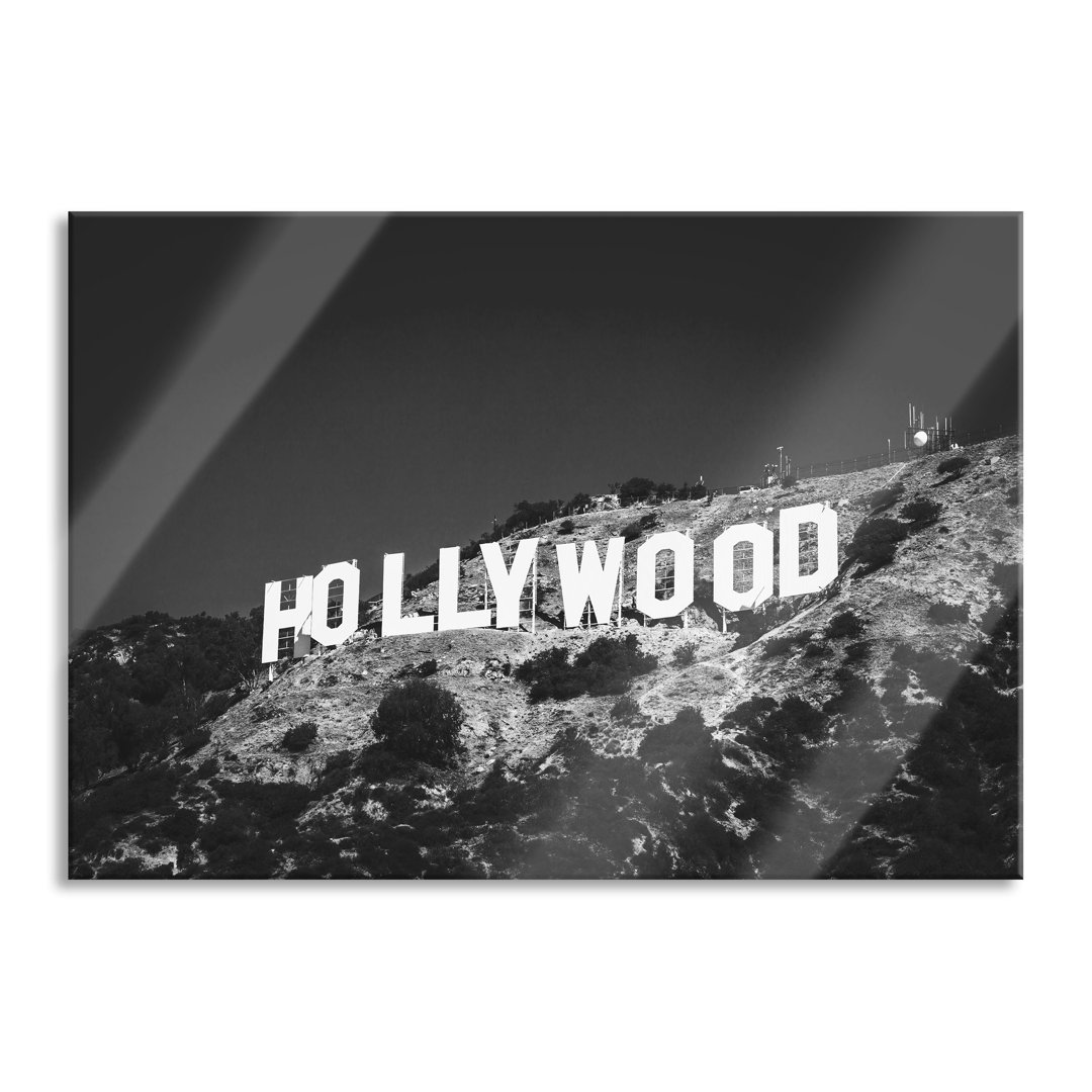 Glasbild "Hollywood-Zeichen"