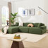 118.5"Comfy Cloud Modern Couch Modular Sectional Sofa Compression