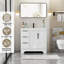 Ensemble de meuble-lavabo moderne simple 36 "avec comptoir en résine Skeen, robinet, assemblage requis-1673290154-1673290155