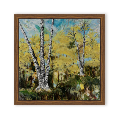 Nature Inspired "Rustic Birch" Canvas Wall Art By 