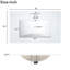 Armoire de salle de bain 30 po avec lavabo simple, finition blanche, fabrication en bois massif, 2 portes et 1 tiroir, meuble-lavabo spacieux, + armoire, solution élégante encastrée