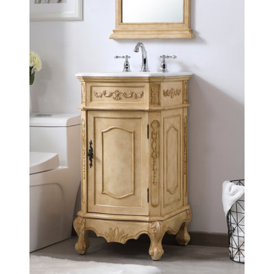 Lunette 19'' Single Bathroom Vanity with Top