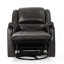 Fauteuil inclinable et oscillant en tissu avec pivot et fauteuil inclinable manuel