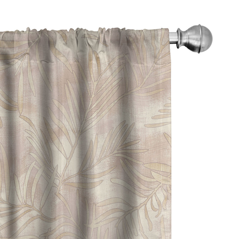 Semi Sheer Curtain Pair, 56" W x 95" L