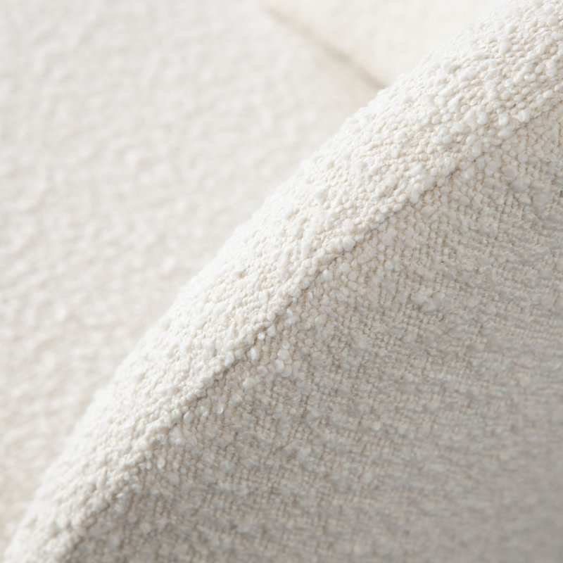 Kendall Dining/Accent Swivel Chair In Ivory Boucle Fabric
