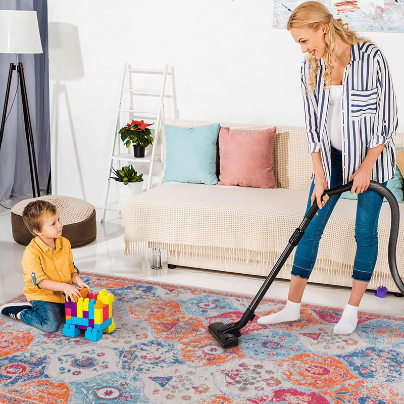 Tapis non pelucheux, élégant et résistant aux taches, Rectangle 9 pi x 12 pi