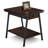 Empiria Solid Wood End Table in Walnut