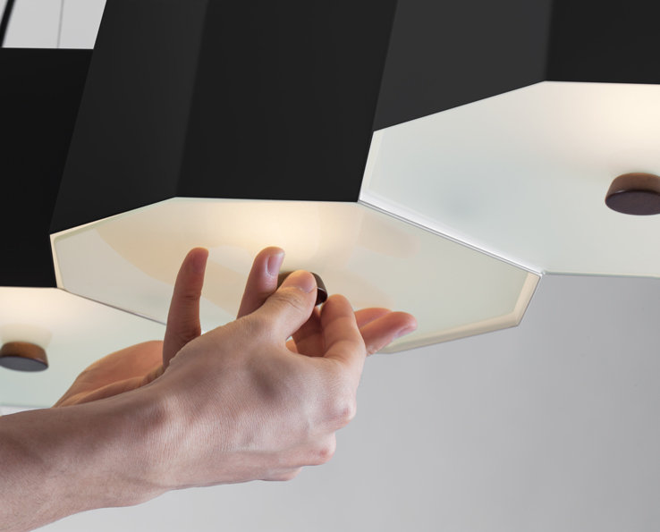 Zhe 4 - Light Pendant, Black