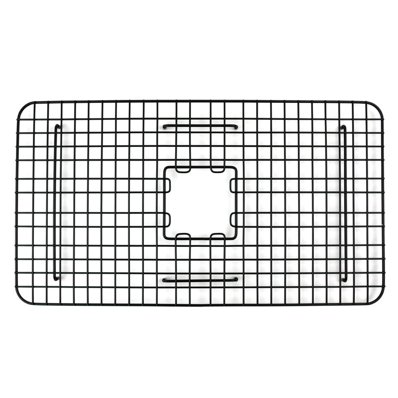 SinkSense Wren Matte Black 27" x 15" Kitchen Sink Bottom Grid