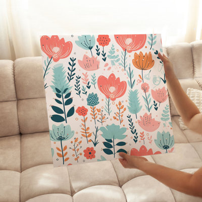 Impression florale scandinave florale