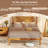 Full Size Bed Frame with Headboard Under-Bed Space No Box Spring Needed-2057710229