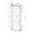 Calton 84.25" H x 33.88" W Steel Etagere Bookcase-1805074770