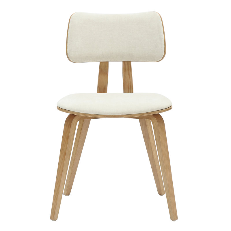 Uselton 18.25"H Fabric Side Chair, Beige, Natural, 1
