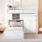 White Twin Bunk Bed With Drawers, Built - In Wardrobe, Hydraulic Storage And Shelves For Bedroom Organization Featuring Six Home Upgrade-2012668783