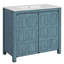Organisateur de meuble-lavabo de salle de bain 36 po Retro Blue