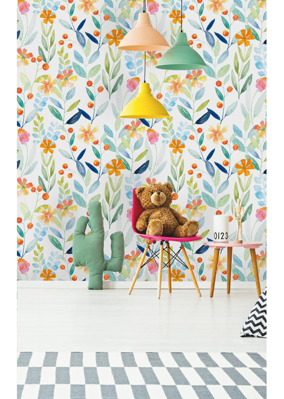 Rouleau de papier peint amovible Bagby, L 50 po x l 25 po