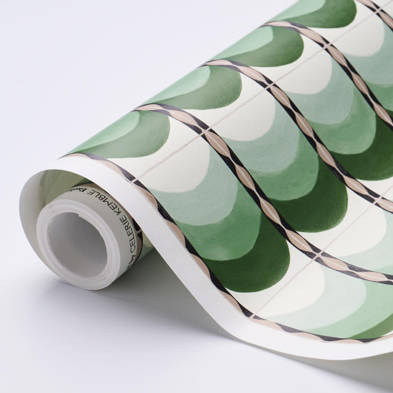 Schumacher x Celerie Kemble Sintra Wallpaper, Green