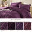 2 pièces d'édredon mauve simple / simple TG, en microfibre au design romantique, en microfibre brossée prélavée à la chaleur semblable à celle des nuages, avec motif à utiliser et attaches délicates, lavable à la machine, standard 100-126015695-126015691