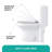 Dual-Flush Round One-Piece Toilet (Seat Included)-39849739