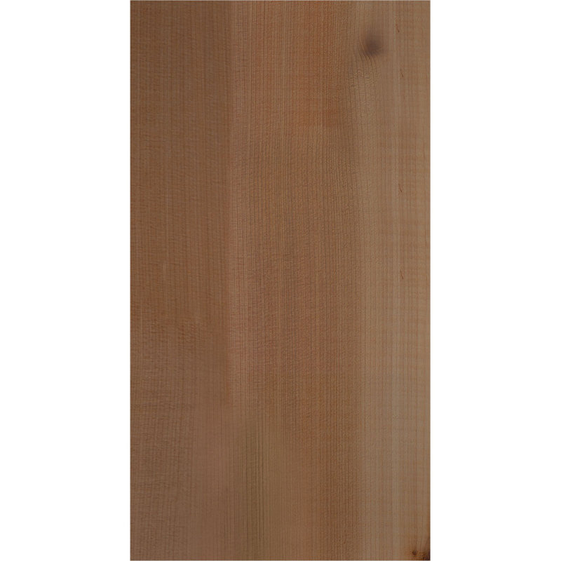 Corbeau Crestline avec contre-plaque, H 14 po x l 7,5 po x P 14 po, Lisse, Cèdre rouge