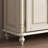 White Solid Wood Shoe Storage Bench