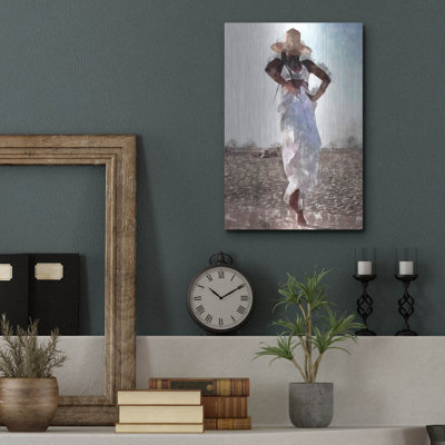  'Her Dance 1' by Alonzo Saunders Metal Wall Art, 12" x 16"
