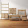 Iris 3 Tier Arched Bookshelf With Cabinet Base And Solid Wood Frame