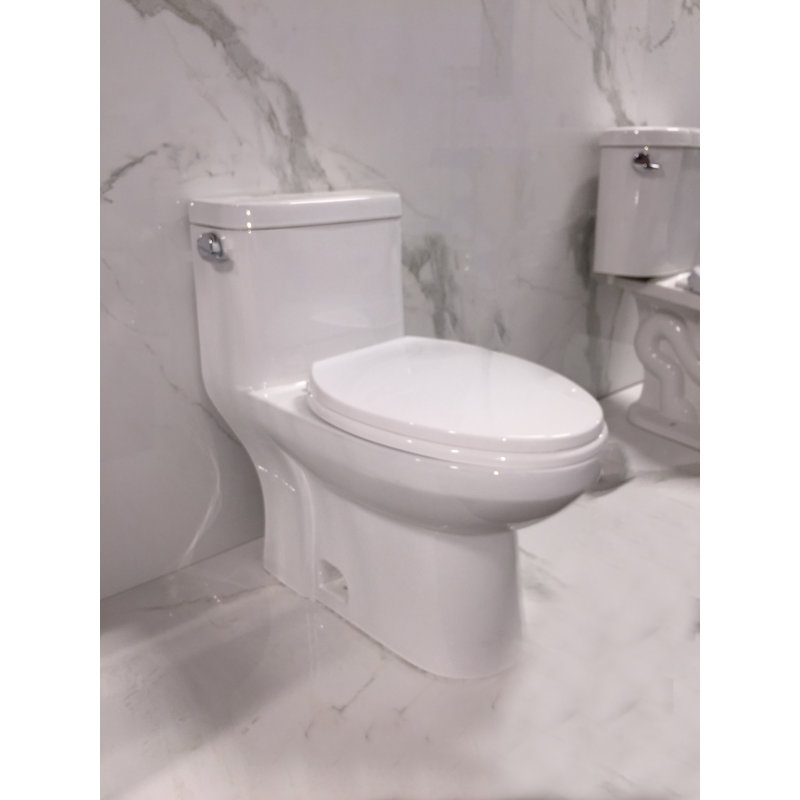Toilette allongée une pièce 1,28 GPF (siège inclus)