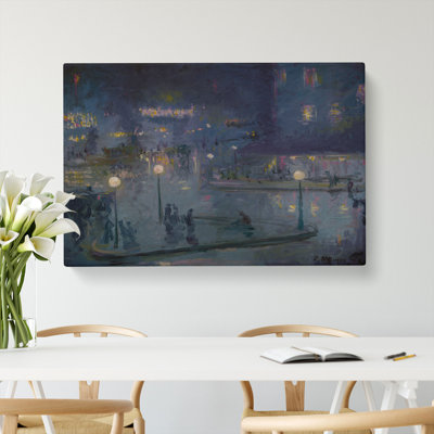Rome At Night by Theodore Earl Butler - Wrapped Canvas