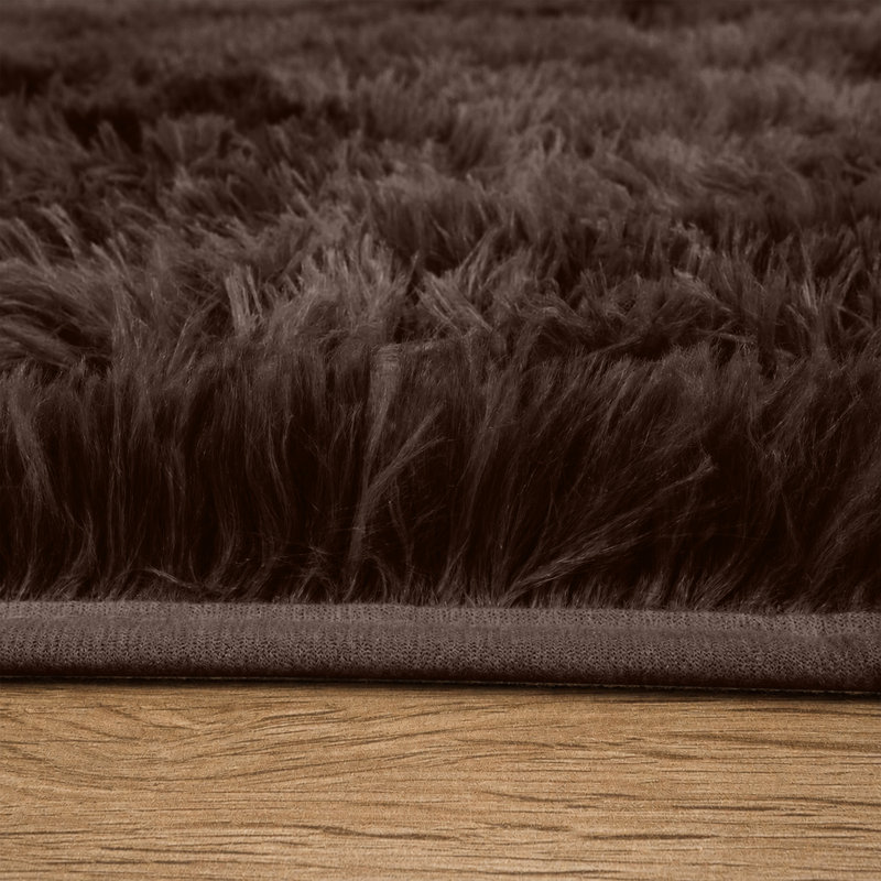 Venuti Solid Colour Shag Area Rug, Rectangle 200 x 290cm