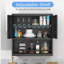 Armoire de cuisine 2 portes avec tablettes réglables-1588512940