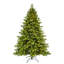 Sapin de Noël artificiel vert pré-éclairé avec lumière chaude et réaliste-210528628
