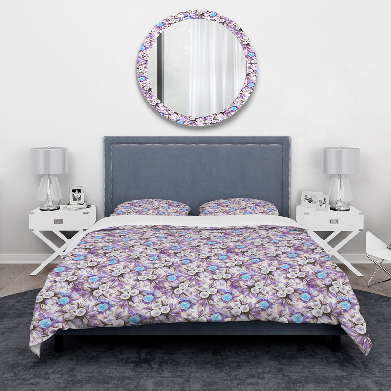 Ensemble de housse de couette traditionnelle, Housse de couette très grand + 2 taies décoratives