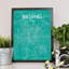 Beijing City Map - No Frame Print-1730416120