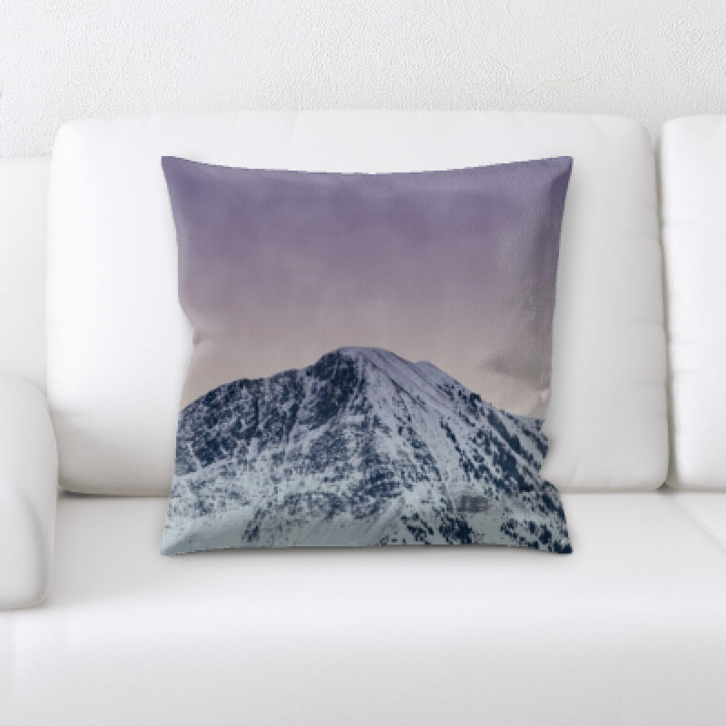 Microsuede Reversible Throw Pillow